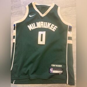 Nike Milwaukee Bucks Lillard Basketball Jersey NWOT